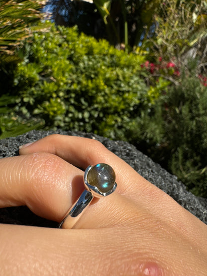 Mystic Labradorite Ring