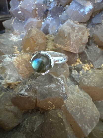 Mystic Labradorite Ring
