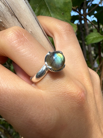 Mystic Labradorite Ring