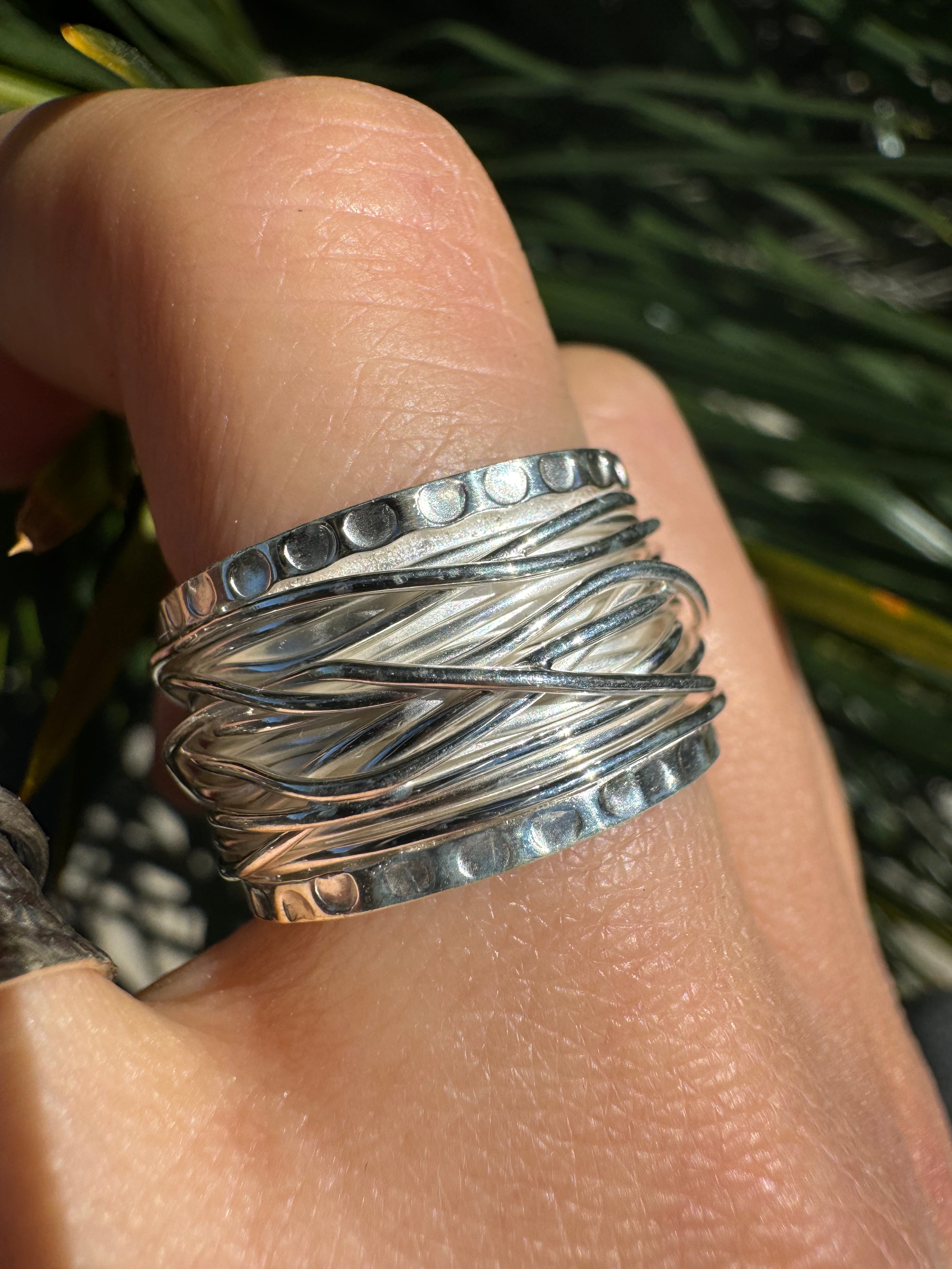 Silver Spool Ring – Mediterranean Artists