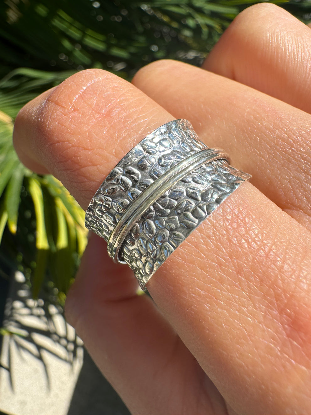 Dual Twist Sterling Ring