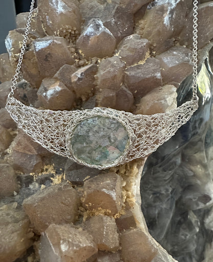 Wire Wrapped Stone Necklace