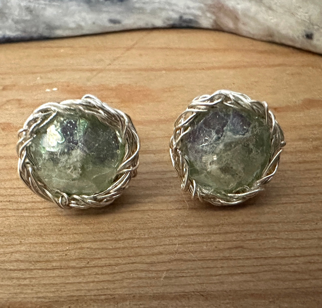 Seafoam Nest Earrings