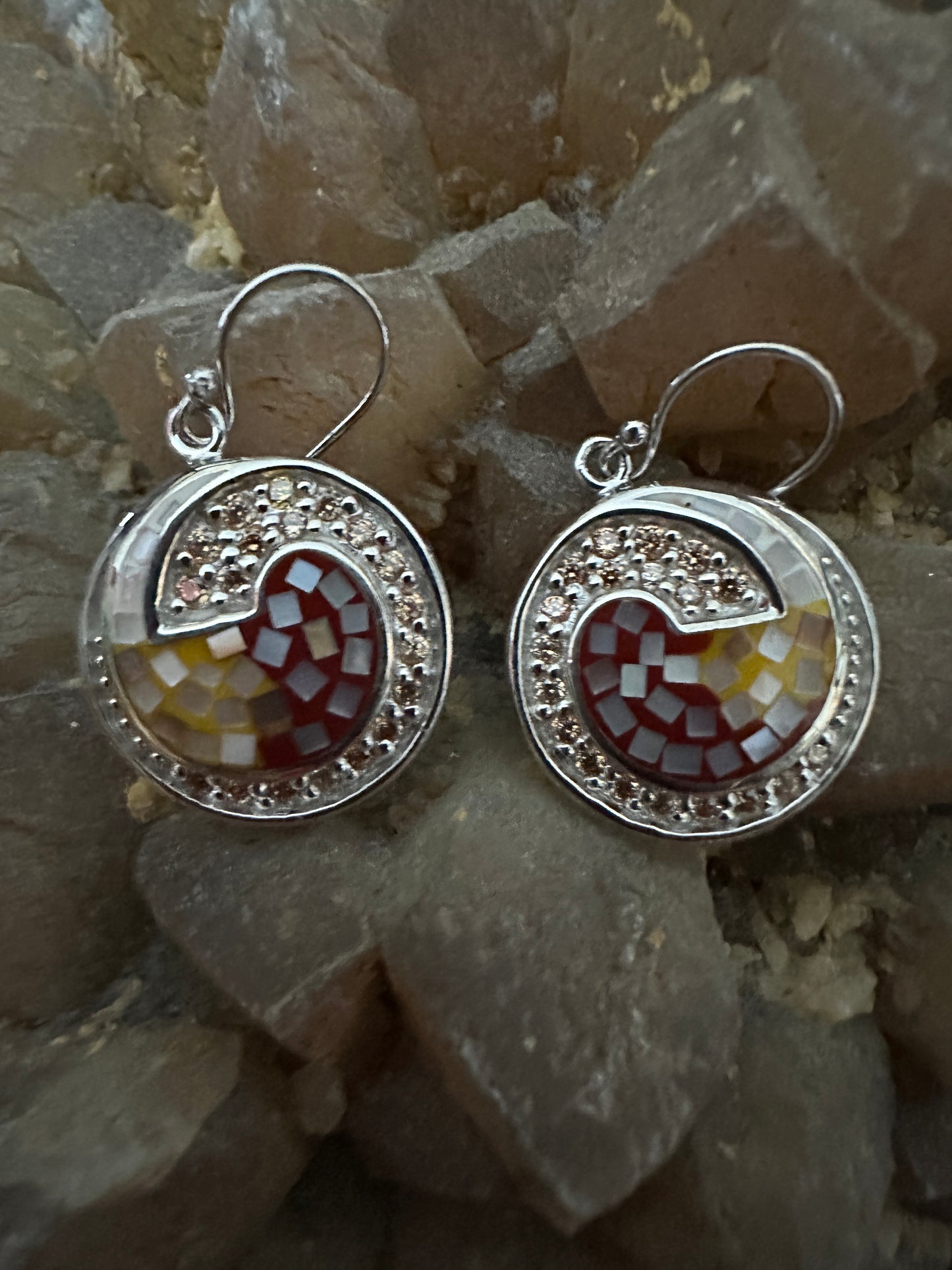 Sunset Mosaic Drops Earrings