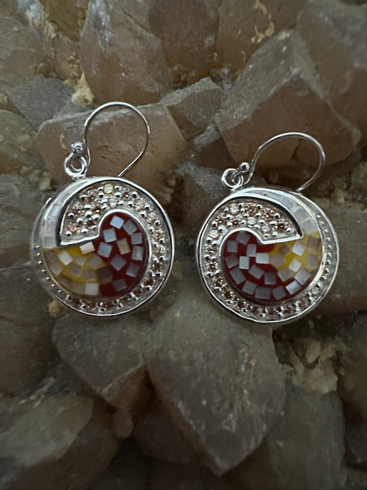 Sunset Mosaic Drops Earrings