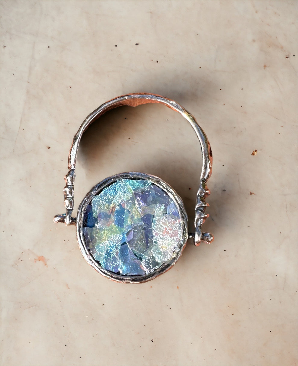 The Flip Ring Ancient Roman Coin Sterling