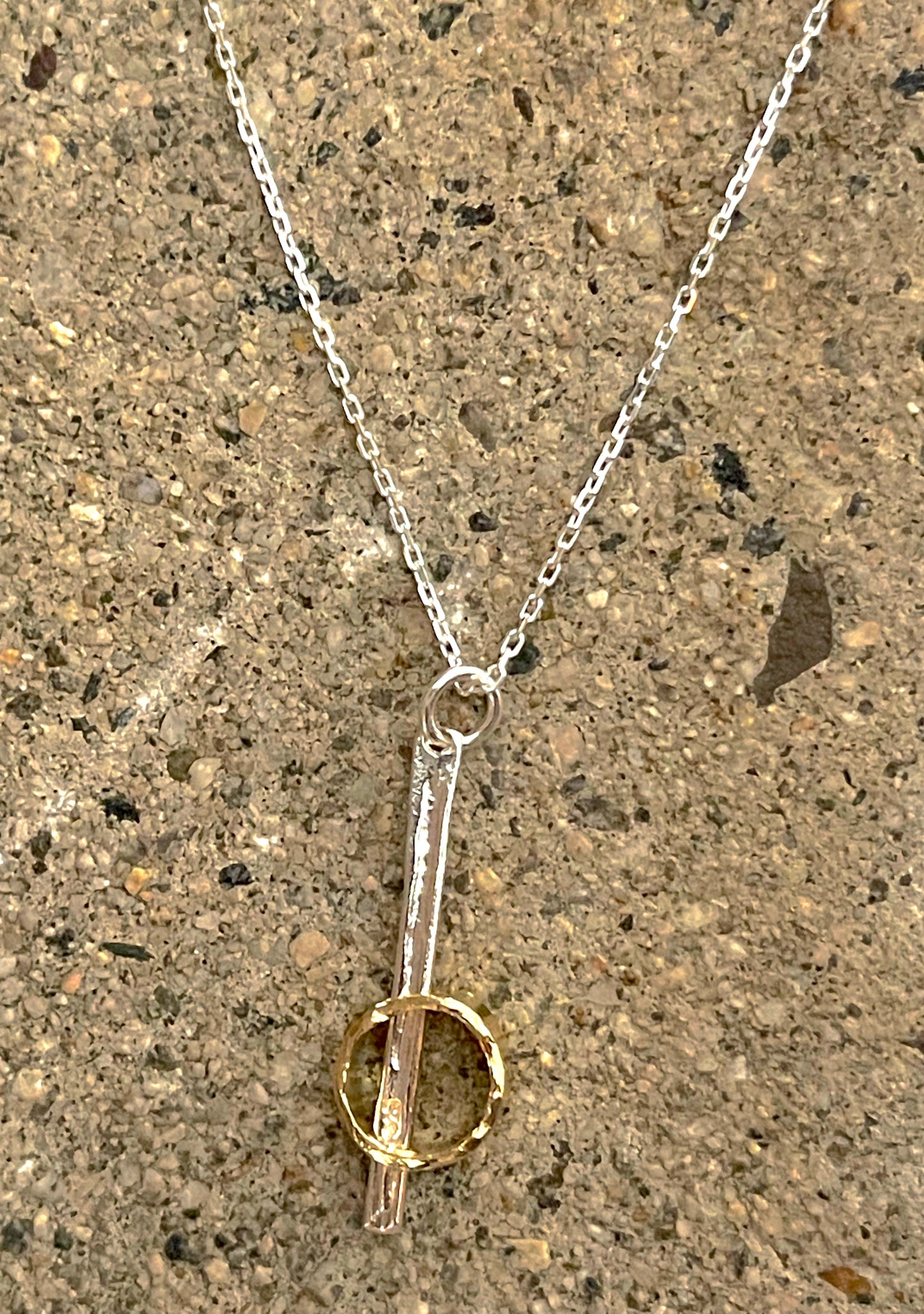 Gold Plated & Sterling Necklace