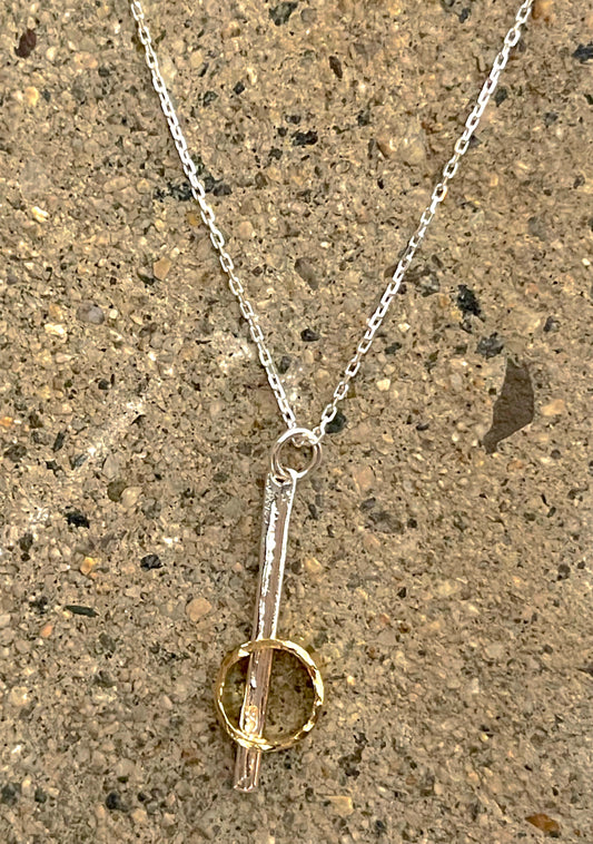 Gold Plated & Sterling Necklace