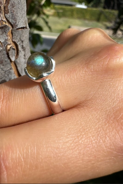 Mystic Labradorite Ring